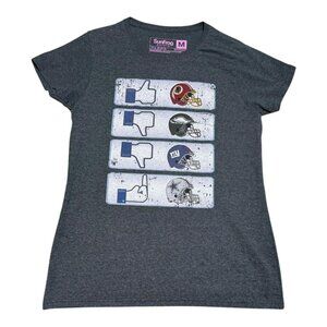 Sunfrog Sports Washington Redskins Rivals Gray‎ Shirt Women’s Medium